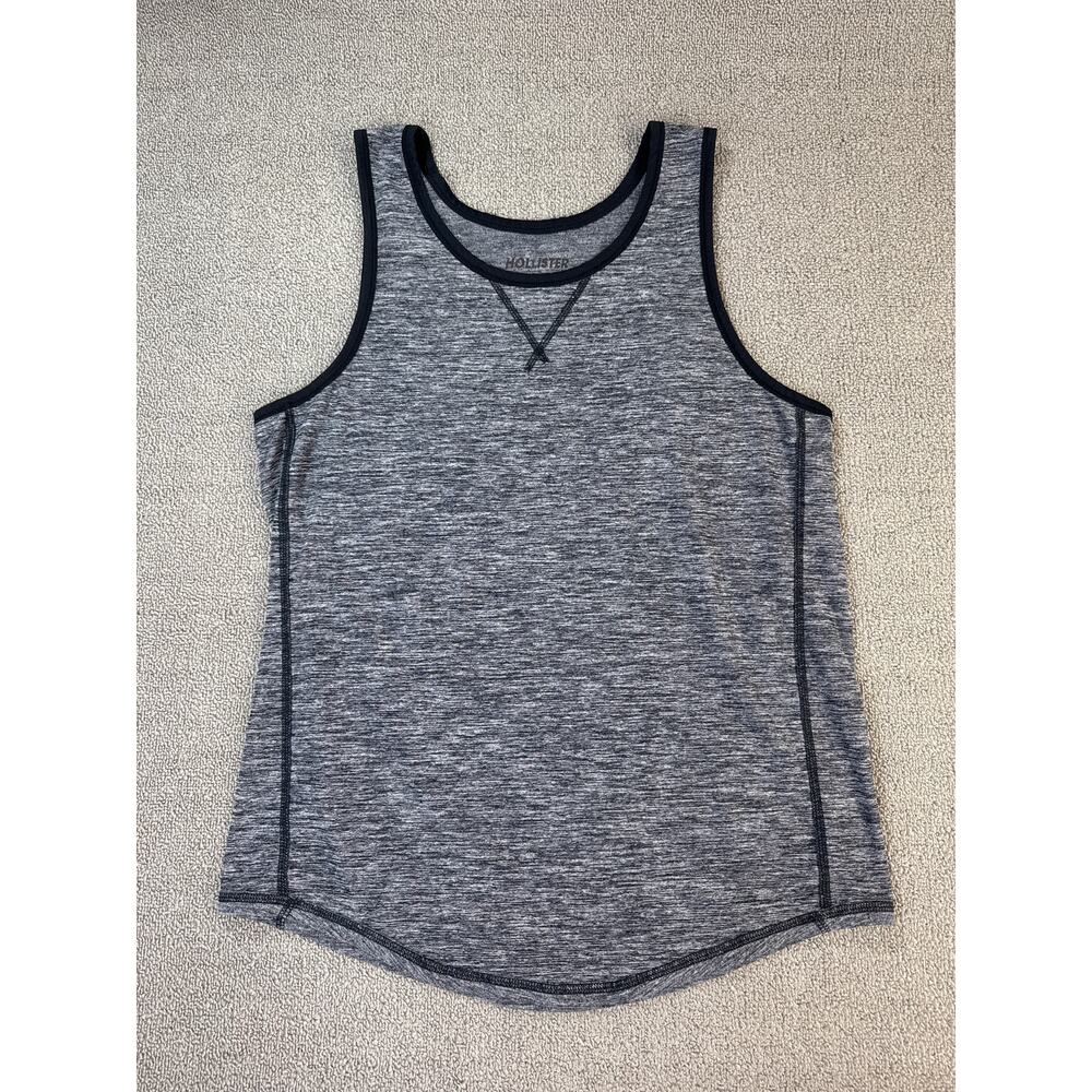 Hollister Tank Top Muscle Shirt Navy Blue Size Small